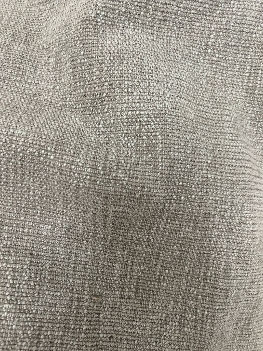 A pair of grey curtains, double lined (Drop 245cm W200cm) - Image 2 of 4