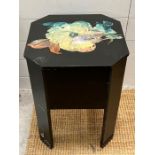 A painted sewing side table