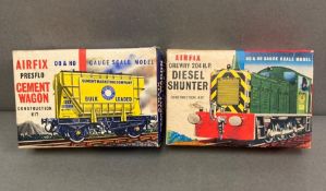 Two Airfix OO and Ho Gauge model trains