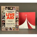 A book about the The Live Aid show, and a booklet