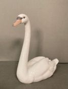 A Lladro swan