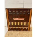 A vintage cigarette machine