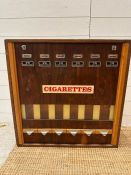 A vintage cigarette machine