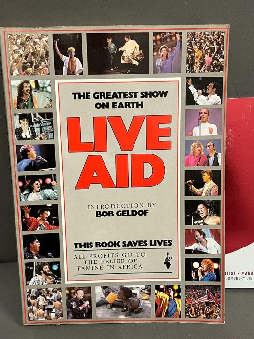 A book about the The Live Aid show, and a booklet - Image 2 of 4