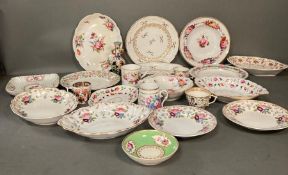 An extensive selection of Georgian/Victorian ceramics to include Royal Crown Derby