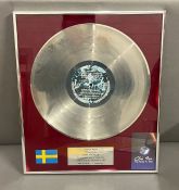 The Road to Hell platinum award sales in Sweden 1990