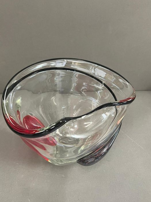 A Svaja Scarlet Orchid bowl (H18cm Dia26cm) - Image 2 of 6