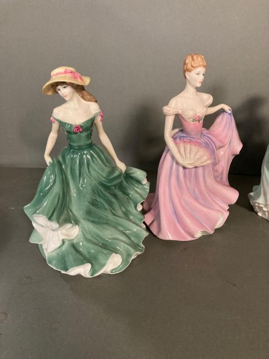 A selection of eight Royal Doulton figures to include Ann, Natalie, Rachel and Emily - Image 2 of 5