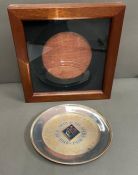 The Royal Air Force Diamond Jubilee silver salver by Spink and Son St James. 575g in a