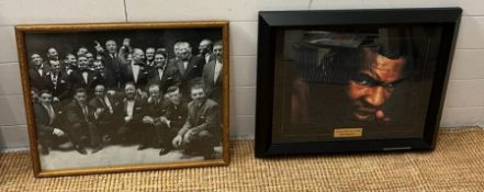A selection of boxing memorabilia pictures