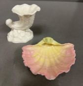 Royal Worcester porcelain shell 172 and 3212.