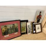 Four boxing memorabilia pictures