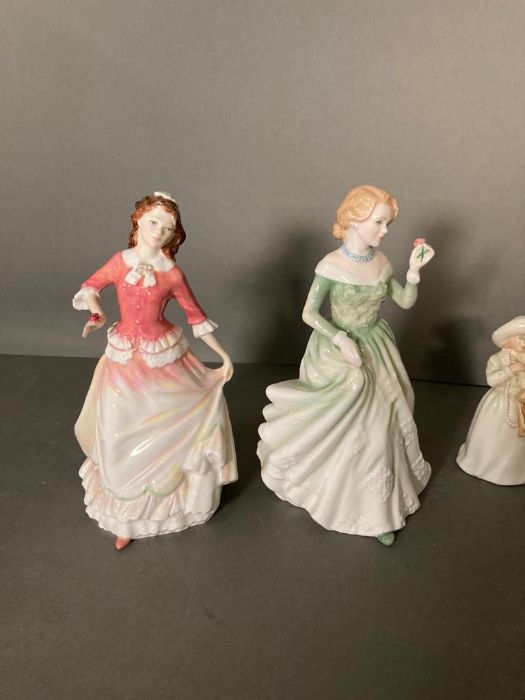 A selection of eight Royal Doulton figures to include Susan, Grace and Lily - Image 4 of 5