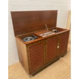 A "Dual" radiogram with reel to reel, turntable and storage under