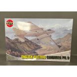 A boxed Airfix model kit of an English Electric Canberra PR.9