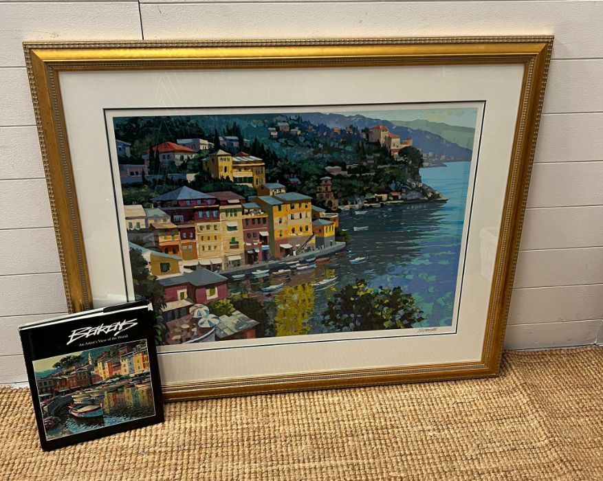 A limited Edition lithographic print by Howard Behrens Harbor View