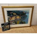 A limited Edition lithographic print by Howard Behrens Harbor View