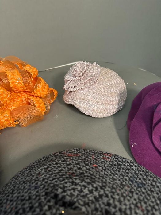 A selection of six hats by Marie Mercie - Image 3 of 8