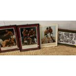 Two boxing memorabilia pictures