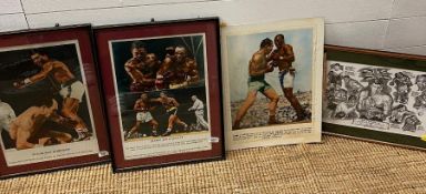Two boxing memorabilia pictures
