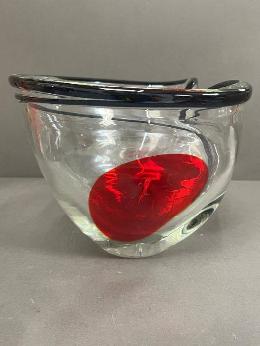 A Svaja Scarlet Orchid bowl (H18cm Dia26cm) - Image 4 of 6