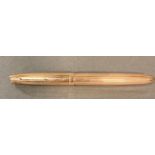 A Parker 51 fountain pen in 12ct rolled gold