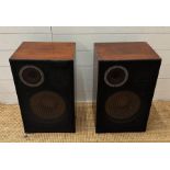 A pair of vintage Hi Fi speaker (H57cm)