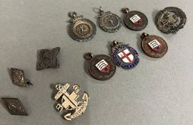 A selection of vintage medals