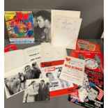 An amazing selection of Muhammad Ali (Cassius Clay) heavy weight championship boxer memorabilia to