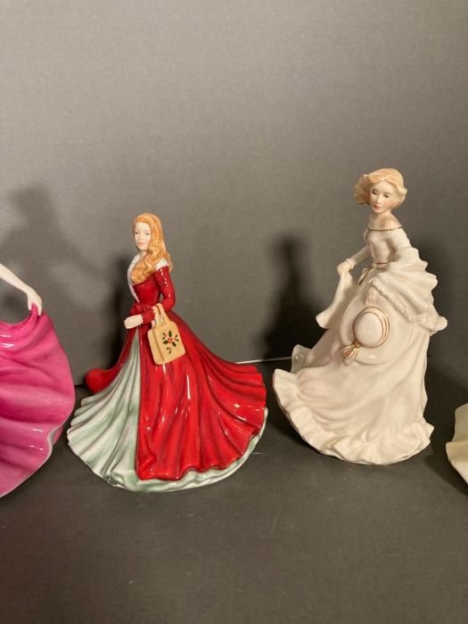 A selection of eight Royal Doulton figures to include Ann, Natalie, Rachel and Emily - Image 5 of 5