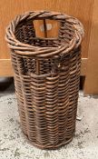 A wicker stick basket (H42cm Dia22cm)