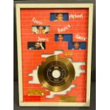 Musical youth "Pass the Dutchle" gold disc for 500,000 record sales albums