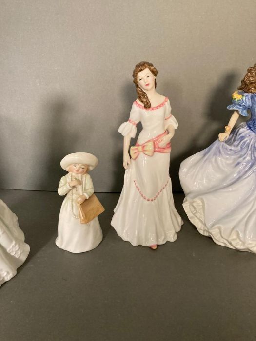 A selection of eight Royal Doulton figures to include Susan, Grace and Lily - Image 3 of 5