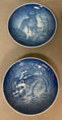 A selection of nine Bing and Grondahl mothers day plates 1991-1999