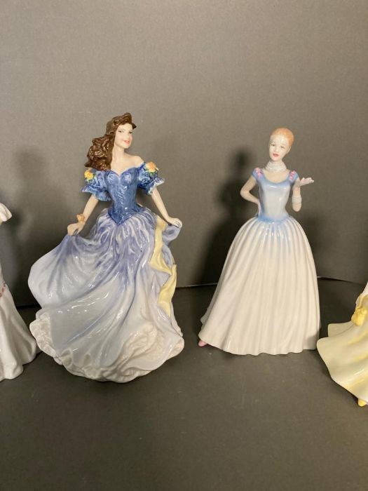 A selection of eight Royal Doulton figures to include Susan, Grace and Lily - Image 5 of 5