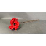 Tower of London Ceramic Poppy by Paul Cummins (All commissions from the proceeds of this sale will
