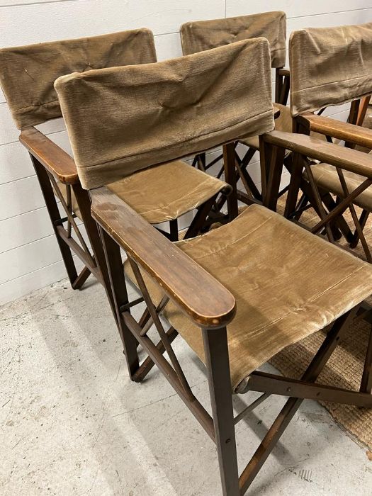 Four vintage safari directors folding chairs - Image 2 of 6