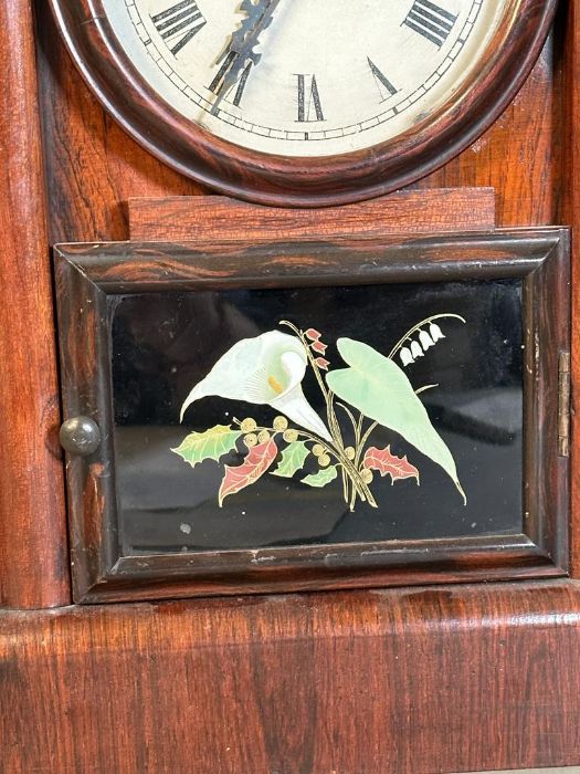 An eight day striking mantel clock by Jerome and Co of New Haven - Image 5 of 5