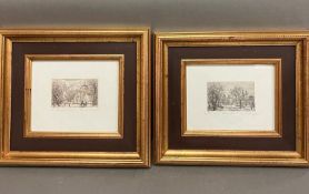 Two Limited Edition etching prints (21 x 17cm)