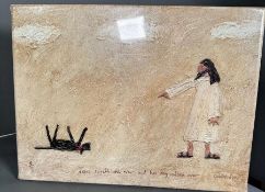 Gary Bunt Limited Edition print 'Jesus Sayeth Roll Over and His Dog Rolled Over' (40cm x 30cm