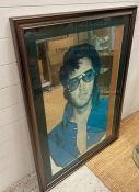A vintage mirror picture of The King "Elvis" 60cm x 100cm