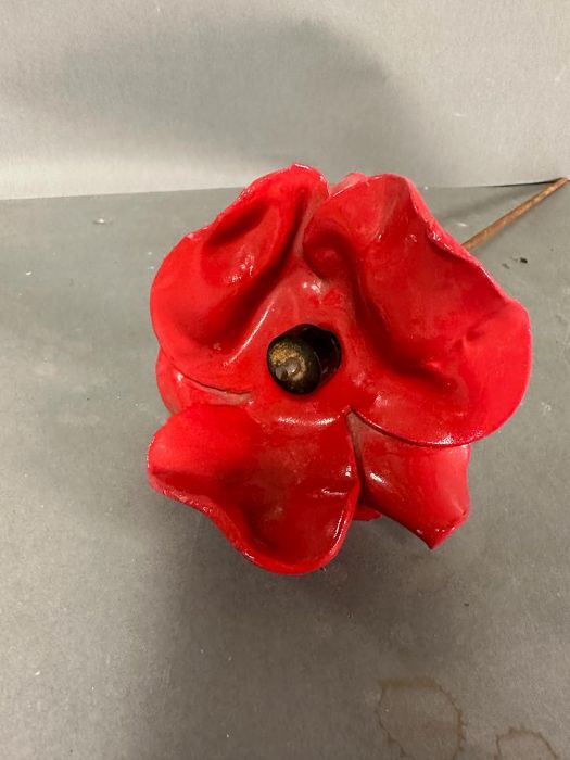 Tower of London Ceramic Poppy by Paul Cummins (All commissions from the proceeds of this sale will - Image 2 of 3