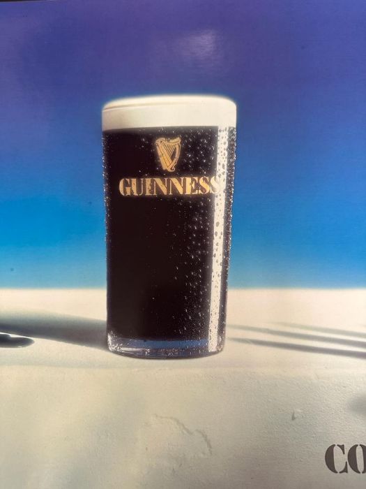 Thirteen vintage Guinness posters to include "The Presence of Beauty" and "The Cold Guinness" - Image 10 of 12