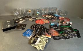 A large quantity of Guinness ephemera to include various drip mats, a selection of rare