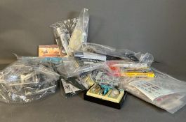 A model aeroplane kit "Scrapyard" to include complete and uncomplete kits and a quantity of decals