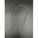 A silver necklace by Gucci marked 925 total weight 15.1g