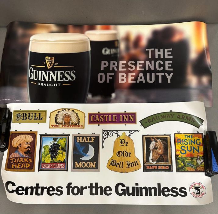 Thirteen vintage Guinness posters to include "The Presence of Beauty" and "The Cold Guinness" - Image 6 of 12