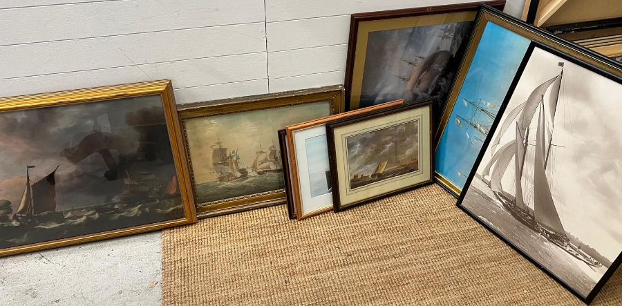 A selection of nautical prints