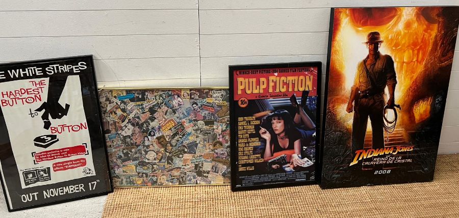A selection of movie theme prints