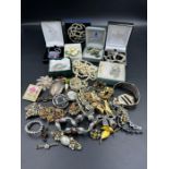 A volume of quality costume jewellery in various styles and ages.